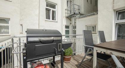 Sunny apartment in Leopoldstad terrace with grill - image 23
